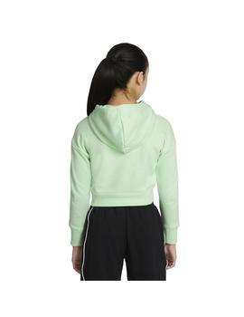 Sudadera Niña Nike Crop Hoodie Verde