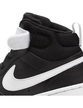 Zapatilla Unisex Nike Court Borough Mid 2 Negro