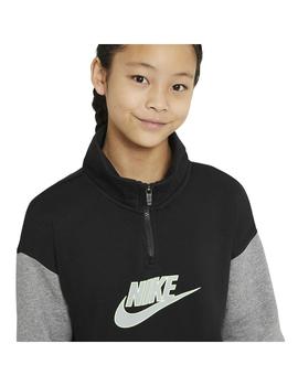 Sudadera Niña Nike Nsw Negra