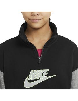 Sudadera Niña Nike Nsw Negra