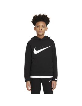 Sudaderas Niño Nike Swoosh Negra