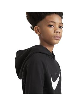 Sudaderas Niño Nike Swoosh Negra