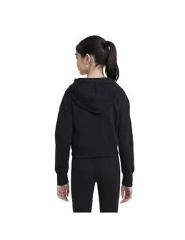 Sudadera Niña Nike Crop Hoodie Negro