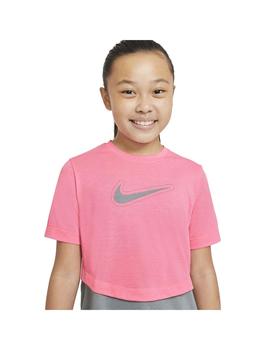 Camiseta Niña Nike Dry Trophy Rosa/Gris