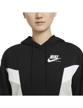 Sudadera Mujer Nike Sportswear Heritage Negra