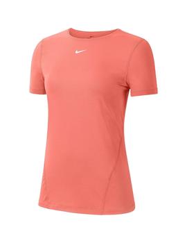 Camiseta Mujer Nike Pro Naranja