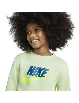 Sudadera Niño Nike Club+ Verde