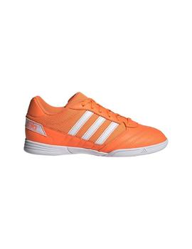 Bota Sala Niño adidas Super sala Naranja Fluor