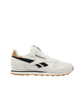 Zapatilla Hombre Reebok Classic Lthr Beige Azul