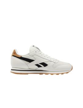 Zapatilla Hombre Reebok Classic Lthr Beige Azul