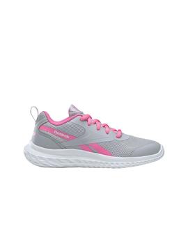 Zapatilla Niña Reebok Rush Runner Gris Rosa