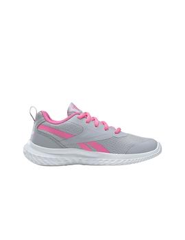 Zapatilla Niña Reebok Rush Runner Gris Rosa