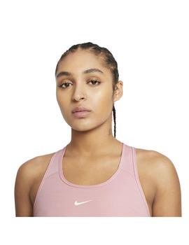 Sujetador Deportivo Mujer Nike Swoosh Rosa