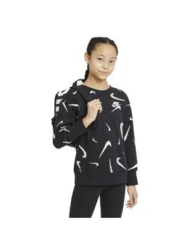 Sudadera Niña Nike Nsw Negra