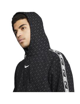 Sudadera Hombre Nike Sportswear Repeat Flc Negra