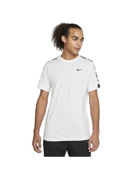 Camiseta Hombre Nike Sportswear Repeat SS Blanca