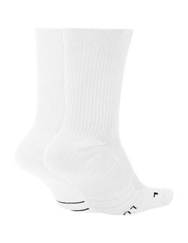 Calcetines Unisex Nike Multiplier Crew Blanco