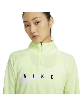 Sudadera Mujer Nike Swoosh Run Fluor