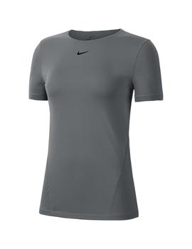 Camiseta Mujer Nike Gris Pro Essential Gris