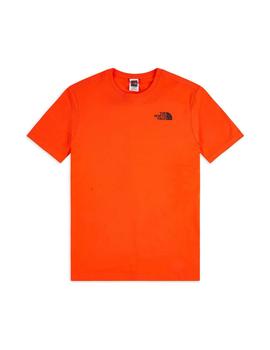 Camiseta Hombre The North Face Box Naranja