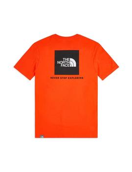 Camiseta Hombre The North Face Box Naranja