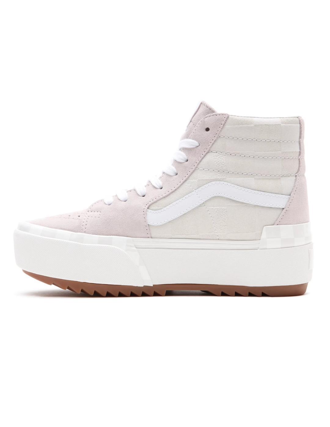 Vans high top mujer beige deals