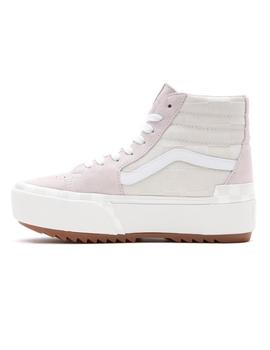 Zapatilla Mujer Vans SK8-Hi Stacked Beige