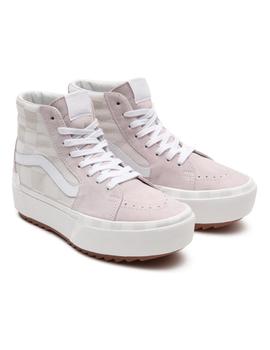 Vans sk8 shop hi mujer beige