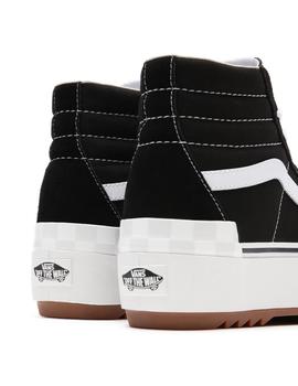 Zapatilla Mujer Vans SK8-Hi Stacked Negro