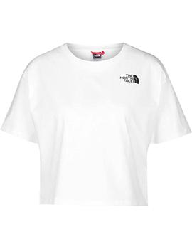 Camiseta Mujer The North Face Cropped Blanco