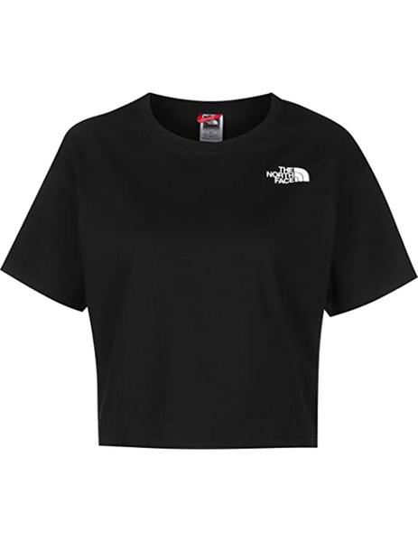 Camiseta Mujer The North Face Cropped Negra