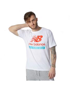 Camieta Hombre New Balance Ess Tee Blanco