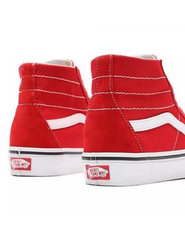 Zapatilla Mujer Vans Sk8-Hi Roja