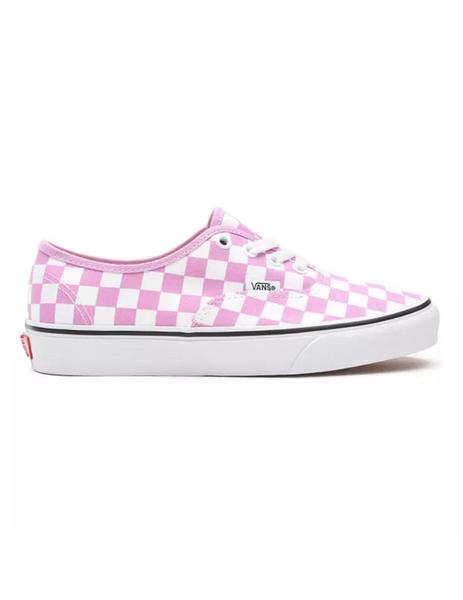 Excremento Nominación Oír de Zapatilla Mujer Vans Authentic Cuadro Rosa Blanco