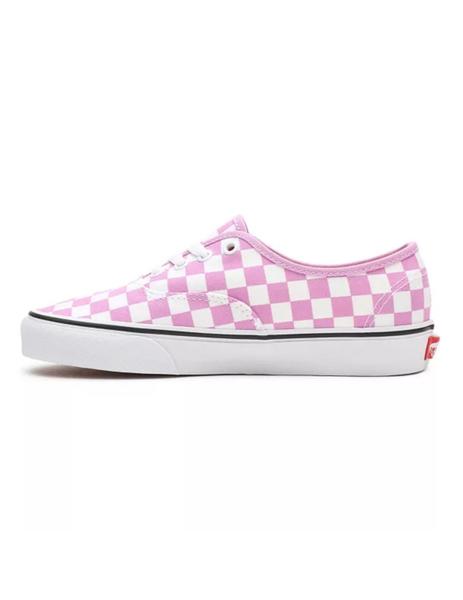 Excremento Nominación Oír de Zapatilla Mujer Vans Authentic Cuadro Rosa Blanco