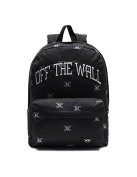 Mochila Unisex Vans Old Skool Negra Calaveras