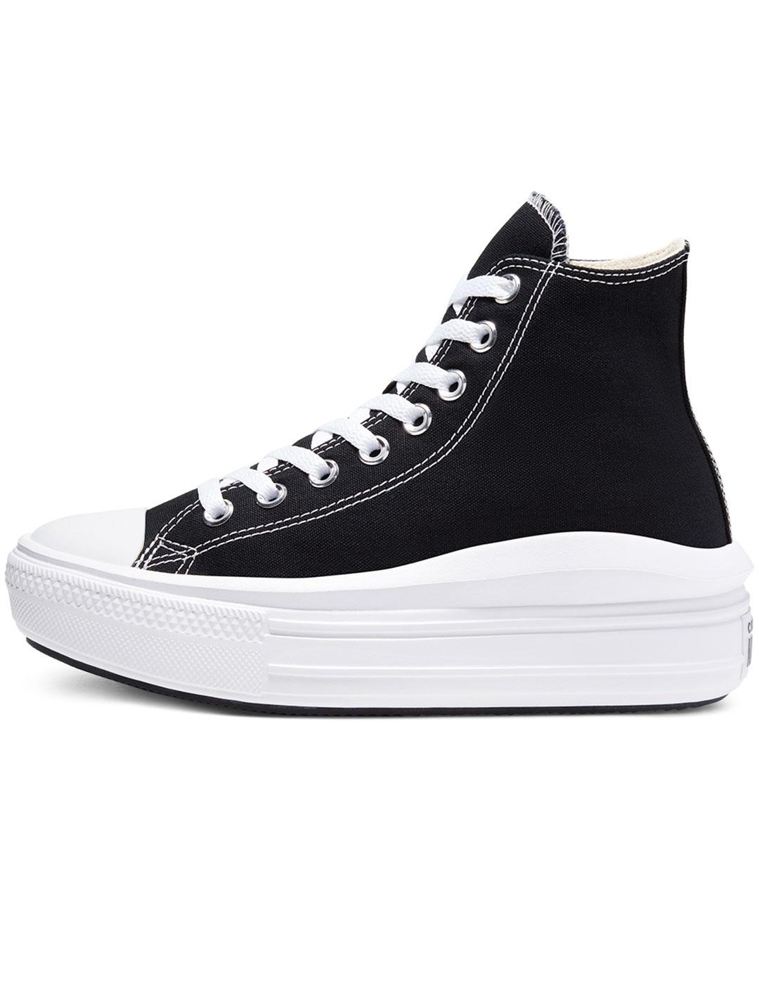 Zapatilla Mujer Converse Move Hi Top Negra