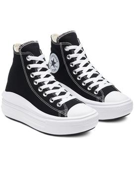 Zapatilla Mujer Converse Move Hi Top Negra