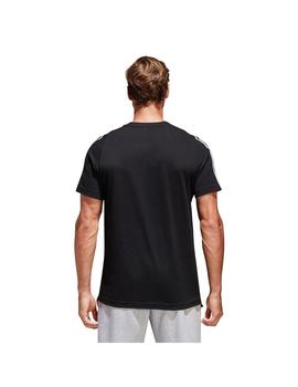 Camiseta adidas Ess 3Bandas Negra Hombre