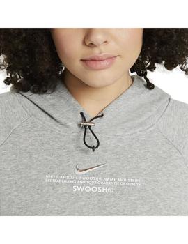 Sudadera Mujer  Nike Nsw Swoosh Gris