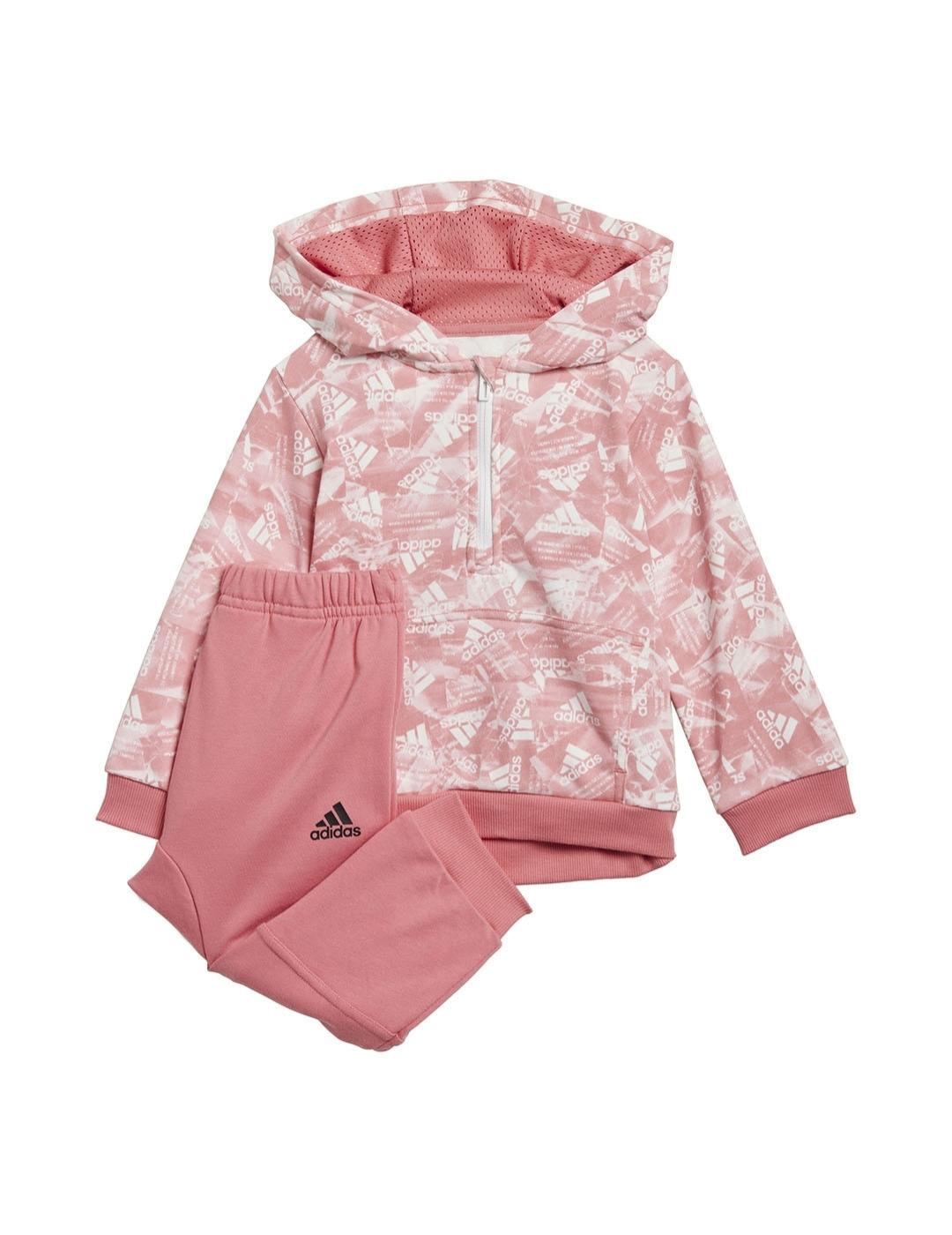 Comprar Chándal Puma Hooded Sweat Suit Niñas Rosa/Negro por 39,95 €