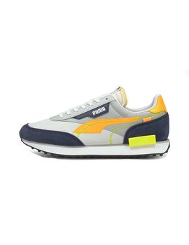 Zapatilla Hombre Puma Future Rider Gris Azul