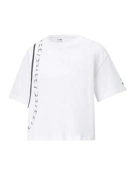 Camiseta Mujer Puma Elevate Graphic Blanca