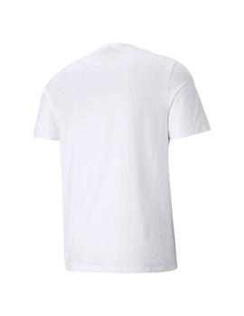 Camiseta Hombre Puma Intl Blanca Negra