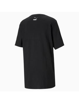 Camiseta Hombre Puma Elevate Graphic Logos Negra