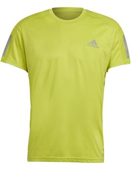 Camiseta Hombre adidas The Run Fluor