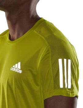 Camiseta Hombre adidas The Run Fluor