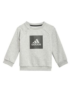 Chandal Niño adidas Logo Jog Gris