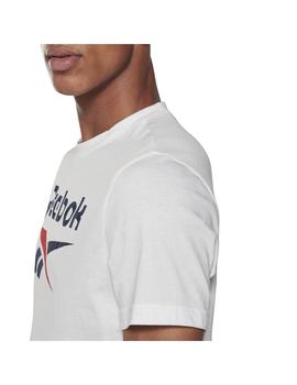 Camiseta Reebok Hombre Big Logo Blanco