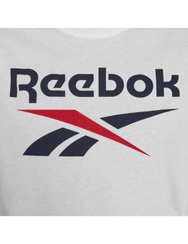 Camiseta Reebok Hombre Big Logo Blanco